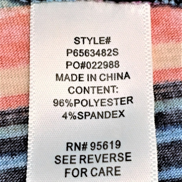 STUDIO PETITE JPR Multi-color Skirt High/Low Hem P - Picture 4 of 6